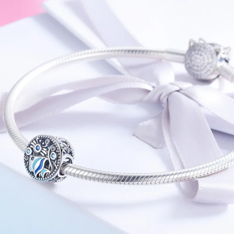 (image for) Pandora Style Silver The Underwater World Ocean Life Charm - SCC763 - View 2