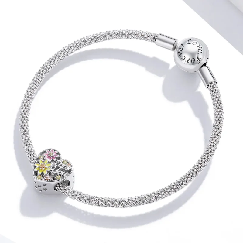 (image for) Pandora Style Silver To Blossom Charm - SCC1794 - View 3
