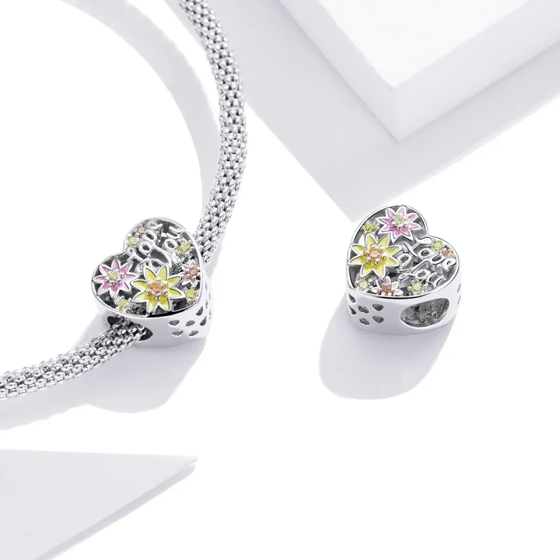 (image for) Pandora Style Silver To Blossom Charm - SCC1794 - View 4