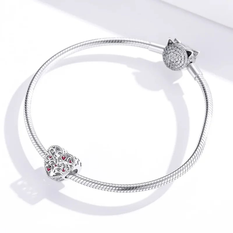 (image for) Pandora Style Silver Tree of Life Charm - BSC279 - View 3