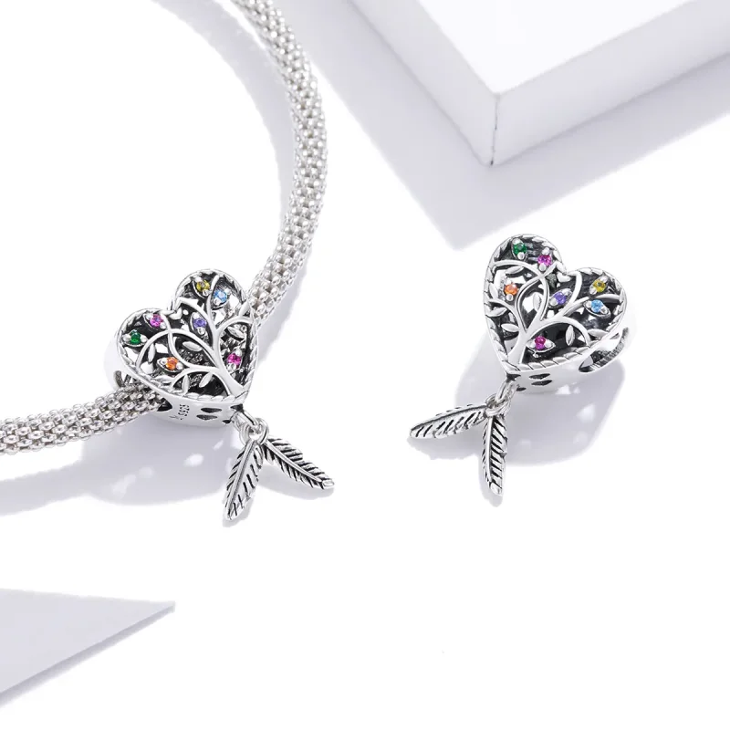 (image for) Pandora Style Silver Tree of Life Charm - SCC1768 - View 4