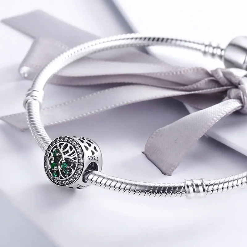 (image for) Pandora Style Silver Tree of Life Charm - SCC179 - View 4