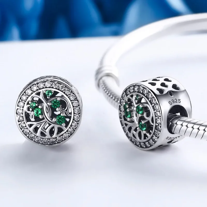 (image for) Pandora Style Silver Tree of Life Charm - SCC179 - View 5