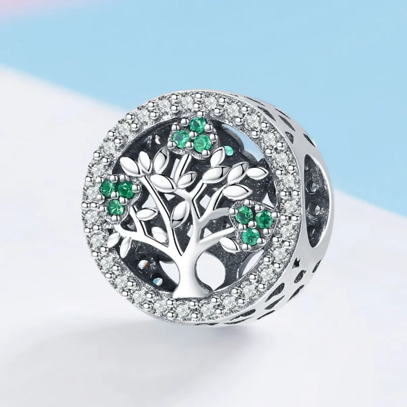 (image for) Pandora Style Silver Tree of Life Charm - SCC919 - View 2