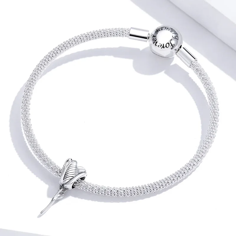 (image for) Pandora Style Silver Tulip Charm - SCC1514 - View 3