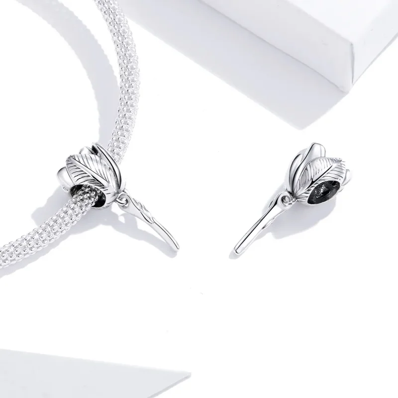 (image for) Pandora Style Silver Tulip Charm - SCC1514 - View 4