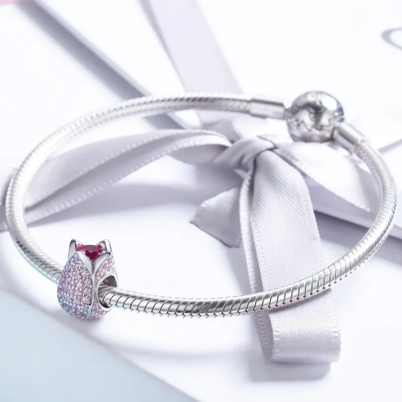 (image for) Pandora Style Silver Tulip Charm - SCC569 - View 6