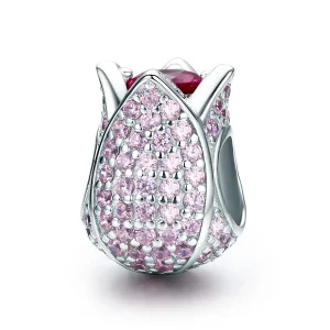 (image for) Pandora Style Silver Tulip Charm - SCC569