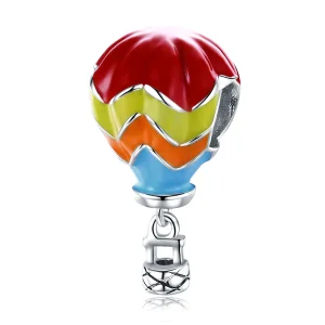 (image for) Pandora Style Silver Turkish Hot Air Balloons Charm - SCC867