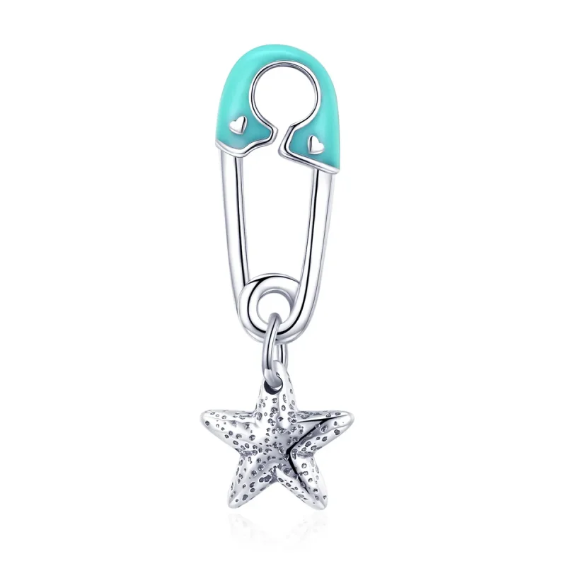 (image for) Pandora Style Silver Twinkling Star Dangle - SCC1000