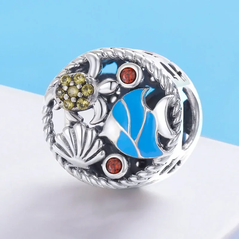 (image for) Pandora Style Silver Underwater World Charm - SCC683 - View 3