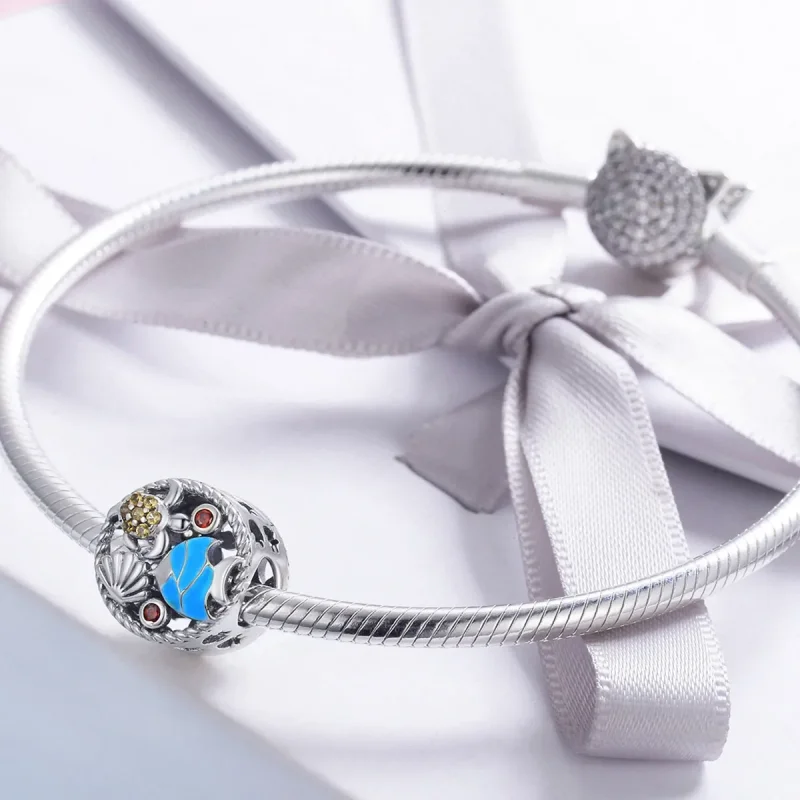 (image for) Pandora Style Silver Underwater World Charm - SCC683 - View 4