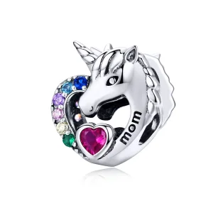 (image for) Pandora Style Silver Unicorn For Mom Charm - SCC1160