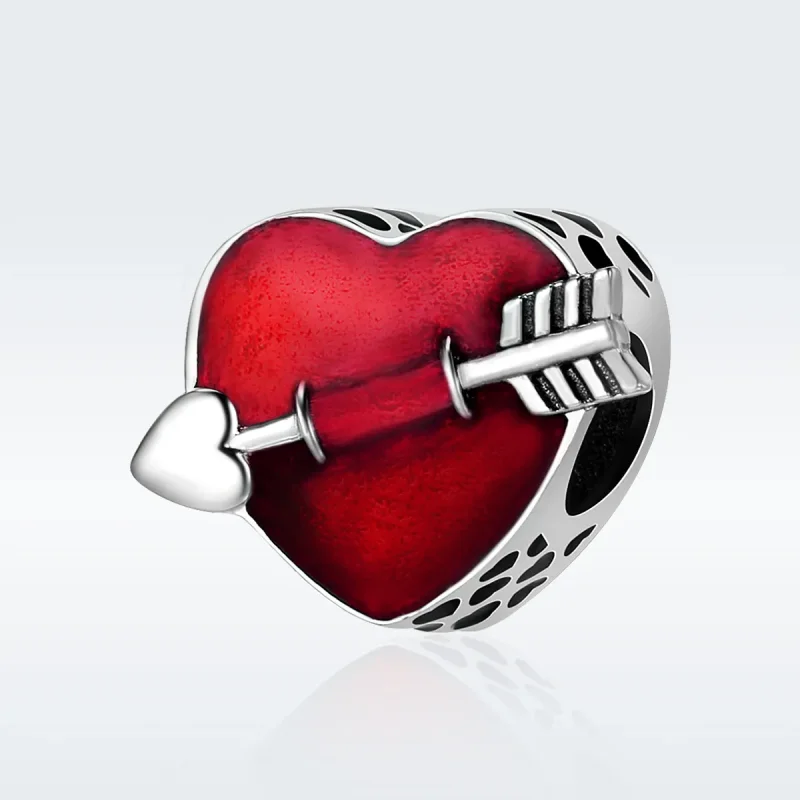 (image for) Pandora Style Silver Valentine'S Day First Love Charm - SCC480 - View 2