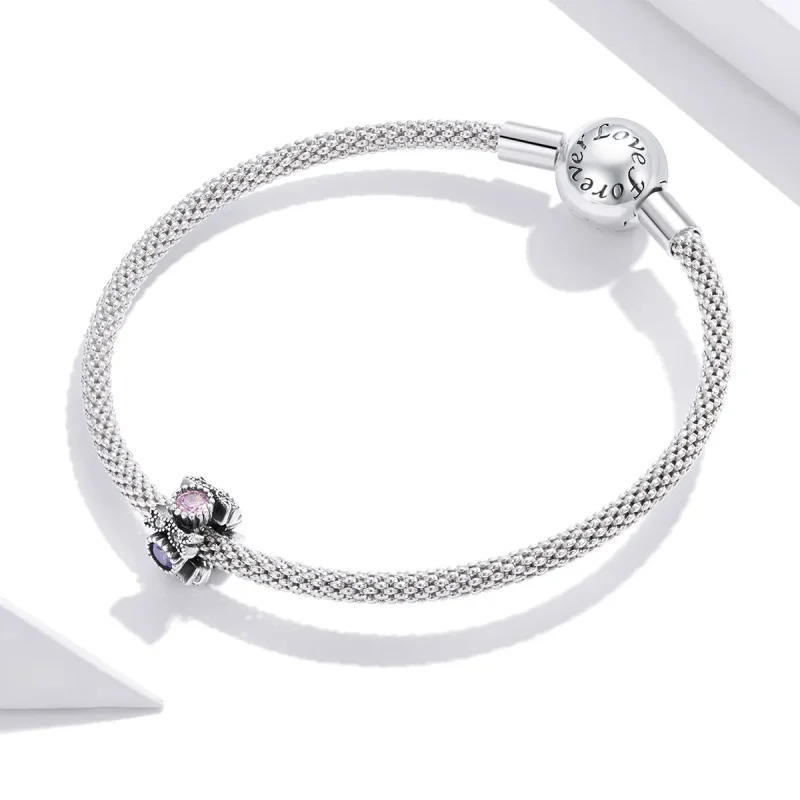 (image for) Pandora Style Silver Victoria'S Heartbeat Charm - SCC1784 - View 3