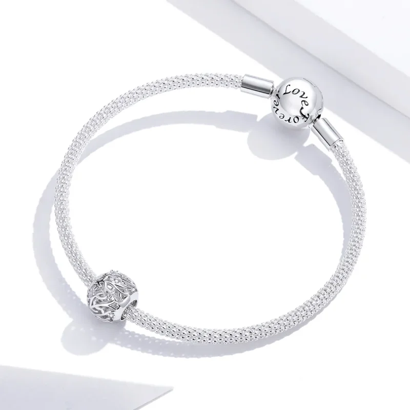 (image for) Pandora Style Silver Vine Charm - BSC256 - View 3