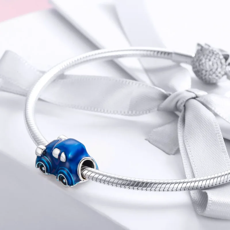 (image for) Pandora Style Silver Vintage Car Charm - SCC957 - View 3