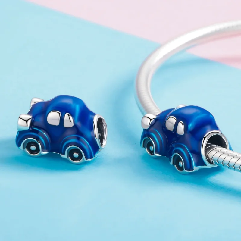 (image for) Pandora Style Silver Vintage Car Charm - SCC957 - View 4