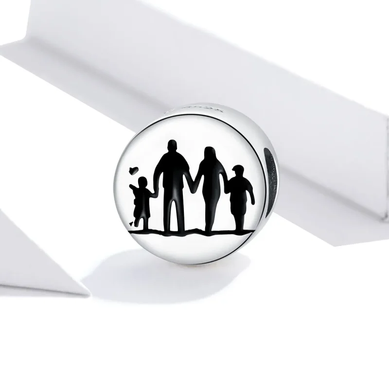 (image for) Pandora Style Silver Warm Family Charm - SCC1662 - View 2