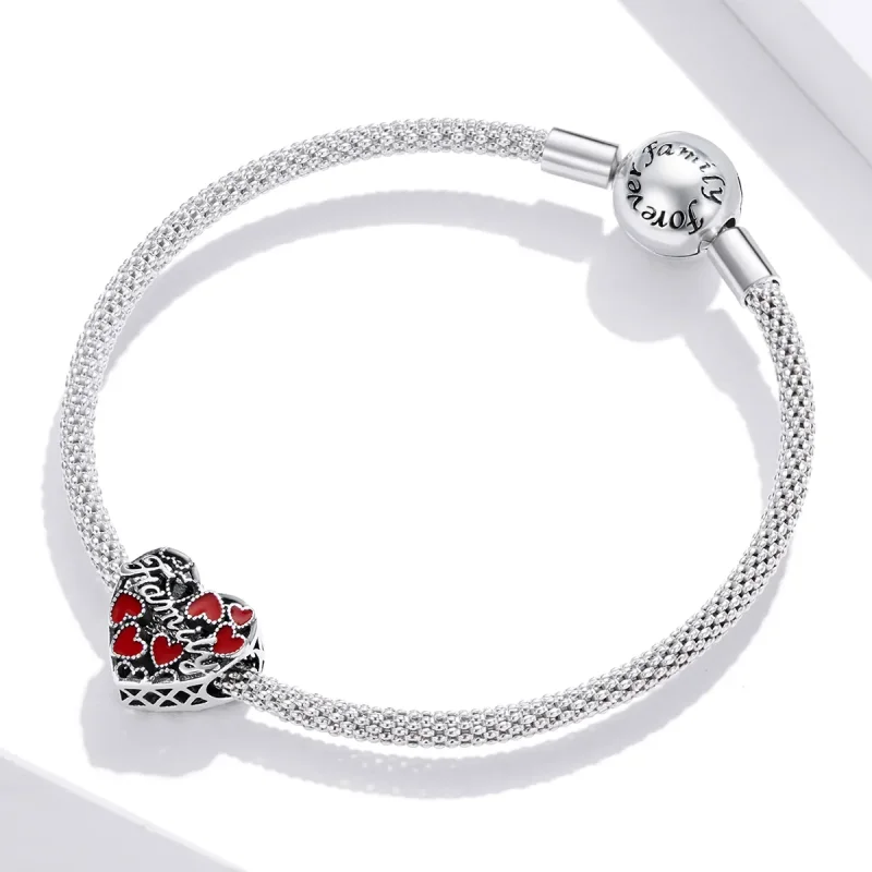 (image for) Pandora Style Silver Warm Family Charm - SCC1750 - View 3