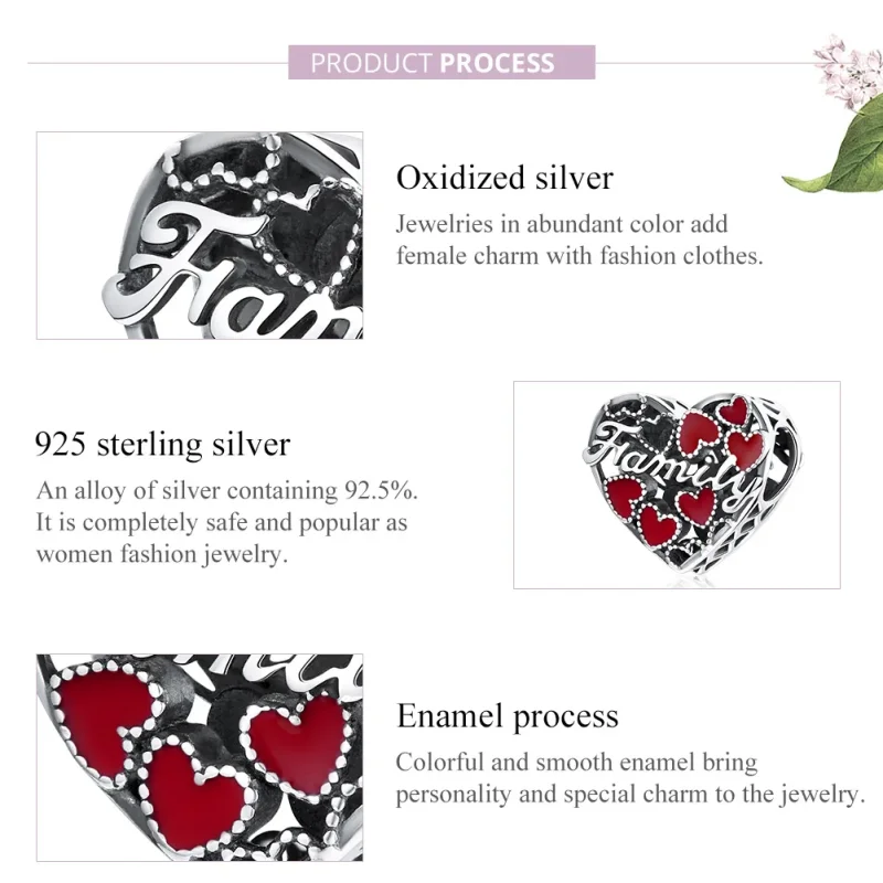 (image for) Pandora Style Silver Warm Family Charm - SCC1750 - View 8