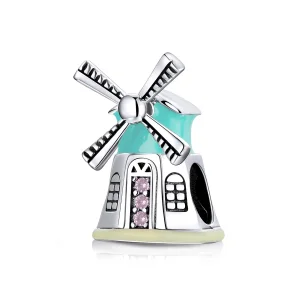(image for) Pandora Style Silver Windmill Charm - SCC1739