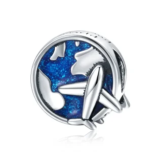 (image for) Pandora Style Silver World Voyage Charm - SCC1568