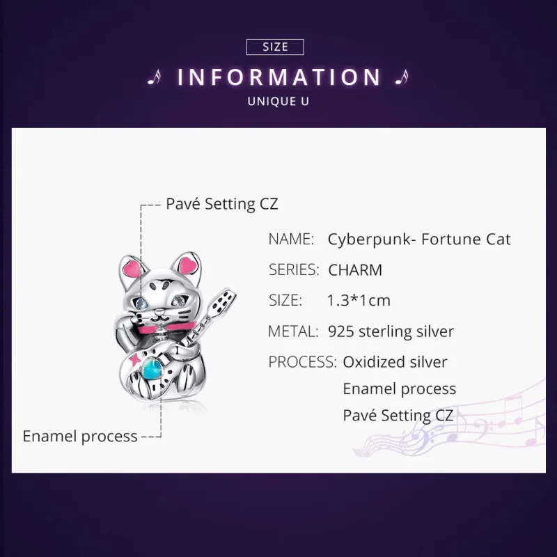 (image for) Pandora Style Silver You Are My Rock Charm - SCC1840 - View 6