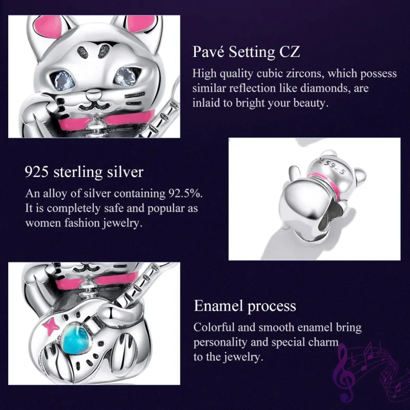 (image for) Pandora Style Silver You Are My Rock Charm - SCC1840 - View 7