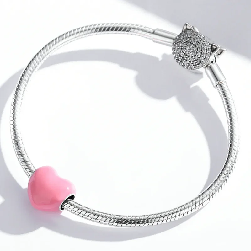 (image for) Pandora Style Simple Love Charm - SCC1986-PK - View 3
