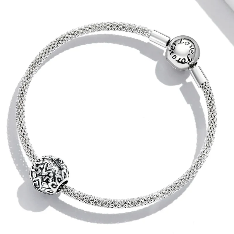 (image for) Pandora Style Sitting Buddha and Lotus Charm - SCC2168 - View 3