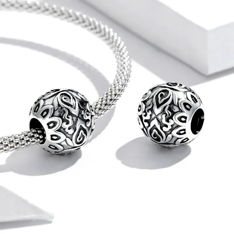 (image for) Pandora Style Sitting Buddha and Lotus Charm - SCC2168 - View 4
