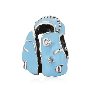 (image for) Pandora Style Sky Blue Down Jacket Charm - SCC1999