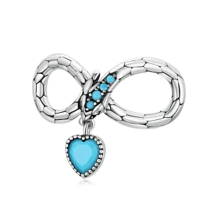(image for) Pandora Style Spirit Snake Infinite Love Charm - SCC2004