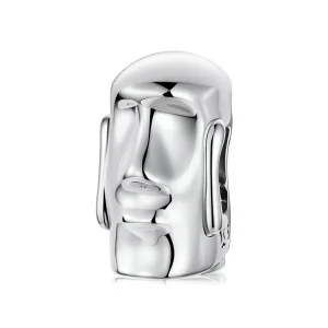 (image for) Pandora Style Stone Statues of Easter Island, Chile Charm - SCC2111