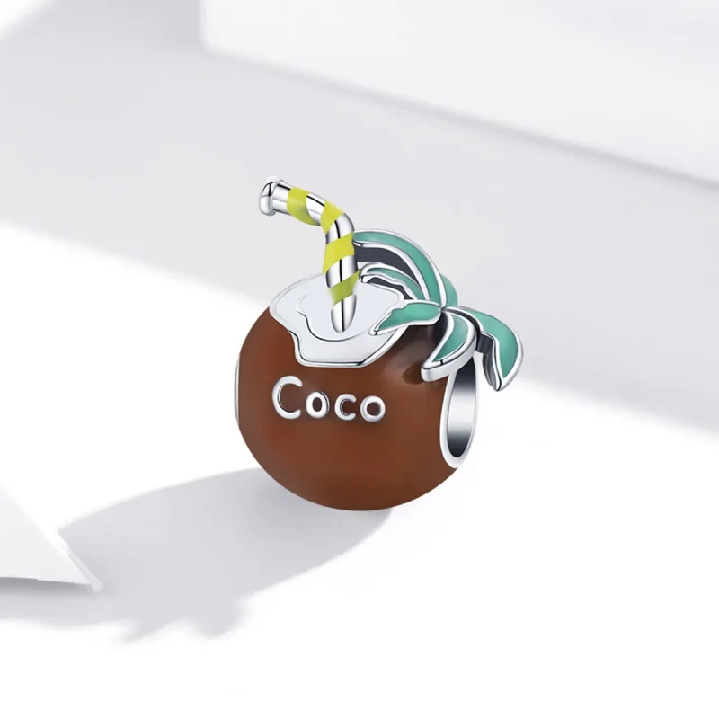 (image for) Pandora Style Summer Coconut Charm - SCC1936 - View 2