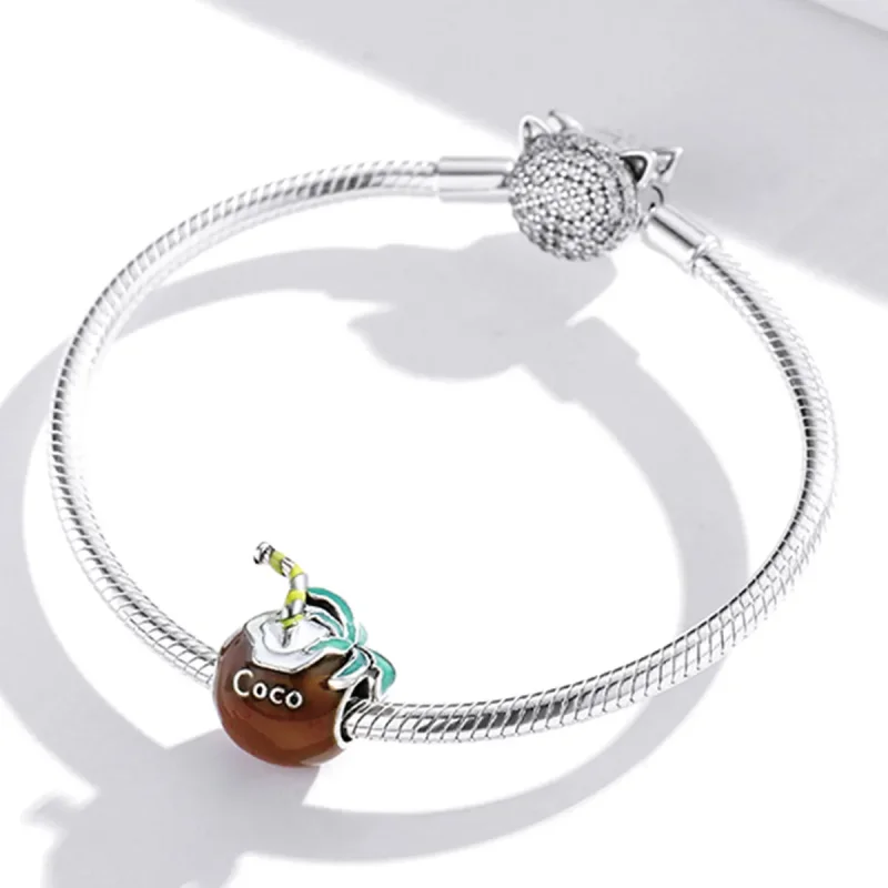 (image for) Pandora Style Summer Coconut Charm - SCC1936 - View 3