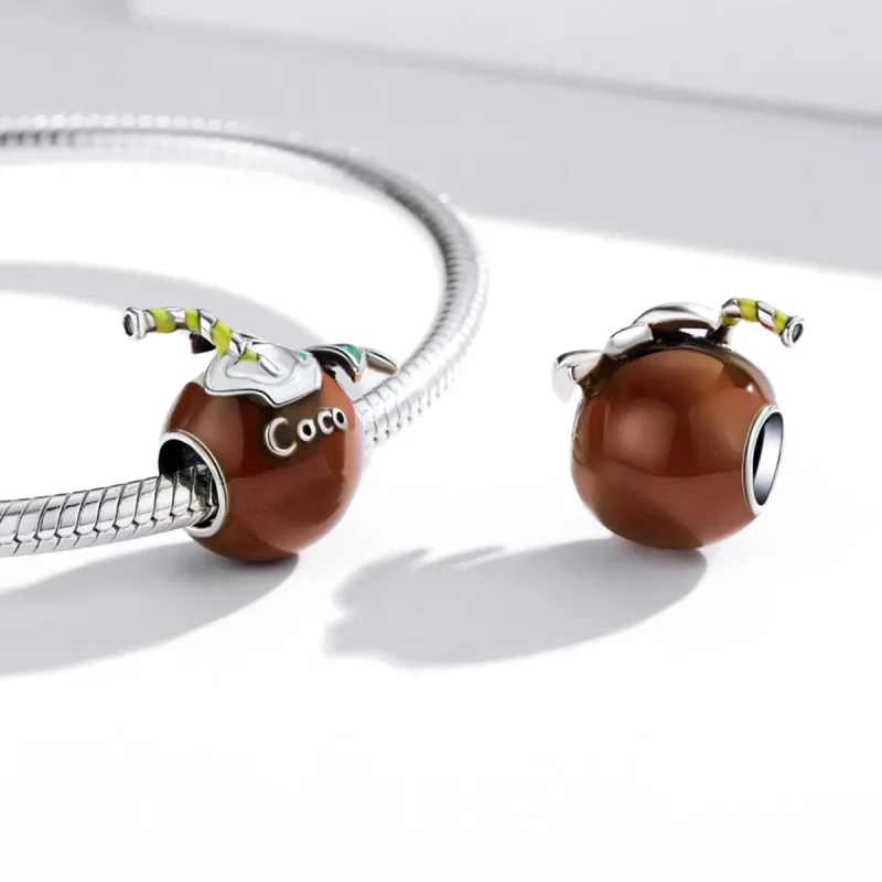 (image for) Pandora Style Summer Coconut Charm - SCC1936 - View 4