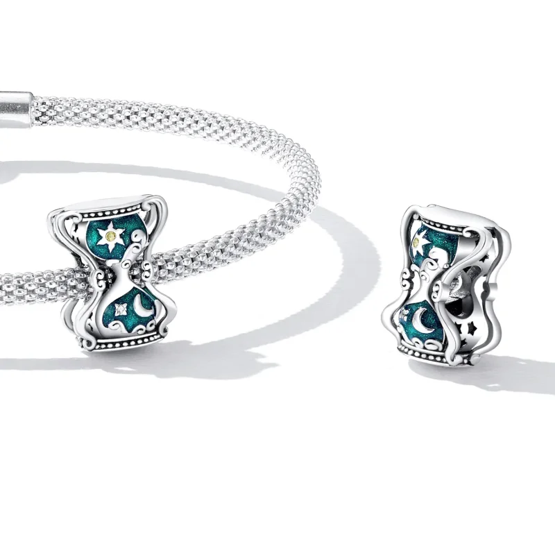(image for) Pandora Style Sun and Moon Hourglass Charm - SCC2265 - View 5