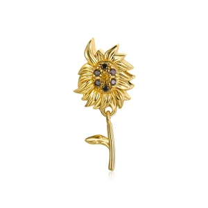 (image for) Pandora Style Sun Flower Charm - BSC425