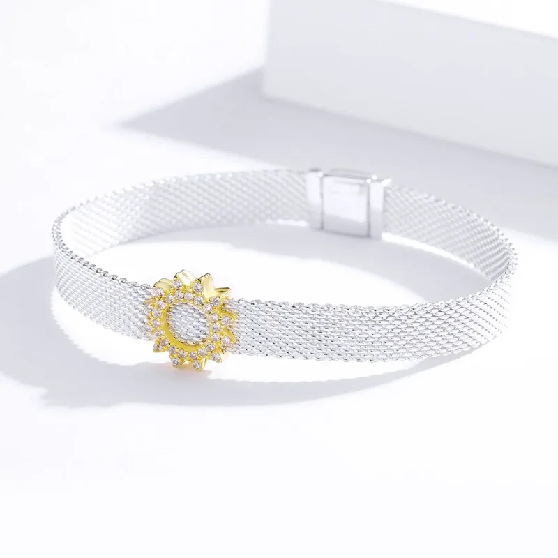 (image for) Pandora Style Sunflower Clip - SCX107 - View 4