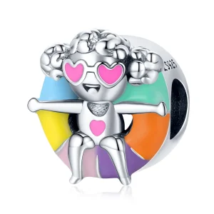 (image for) Pandora Style Swimming Ring Girl Charm - SCC1918