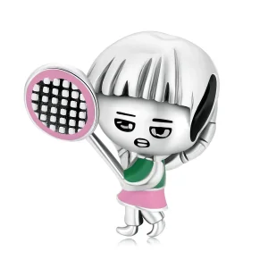 (image for) Pandora Style Tennis Girl Charm - SCC2051