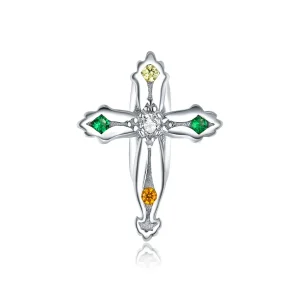 (image for) Pandora Style Thanksgiving Cross Charm - BSC343