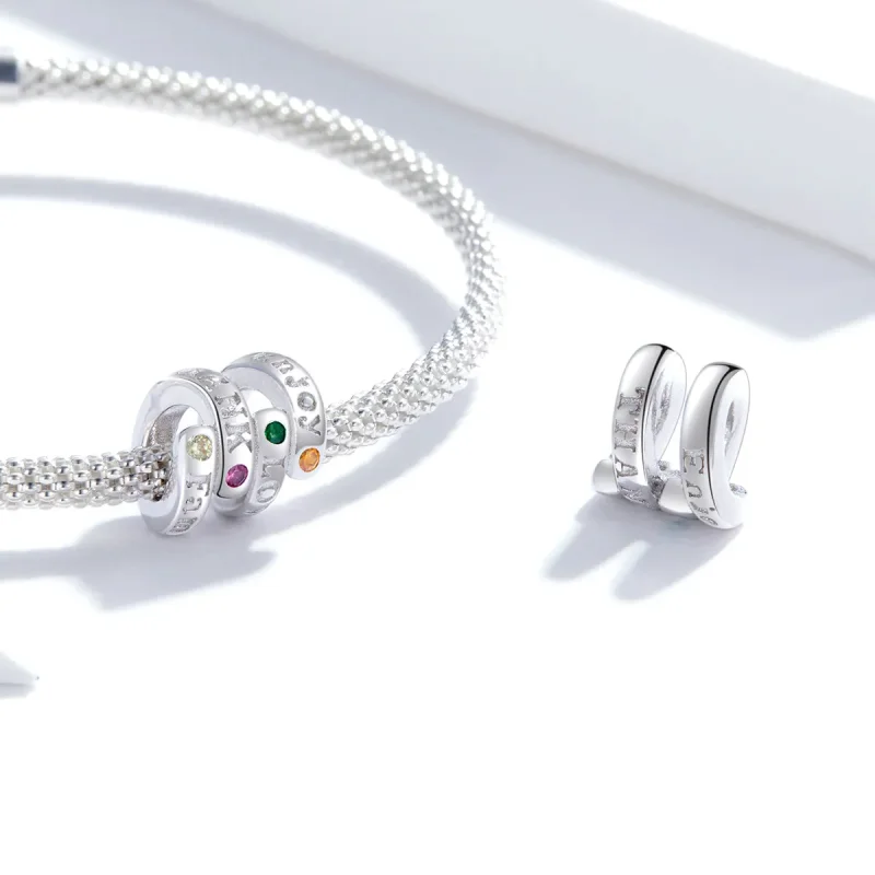 (image for) Pandora Style Thanksgiving Keywords Charm - BSC341 - View 4