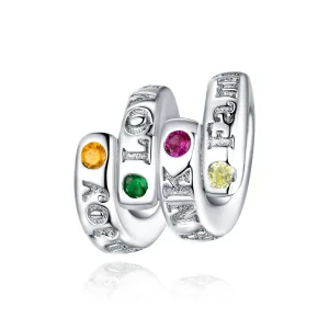 (image for) Pandora Style Thanksgiving Keywords Charm - BSC341