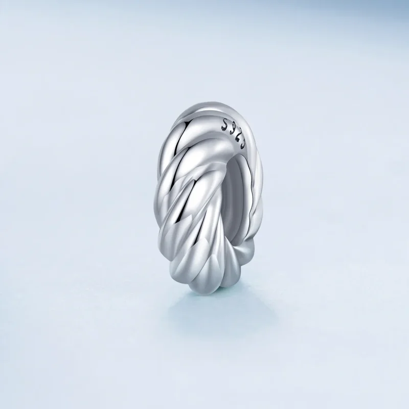 (image for) Pandora Style Twist Spacer Charm - BSC698 - View 2