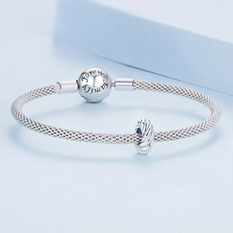 (image for) Pandora Style Twist Spacer Charm - BSC698 - View 5
