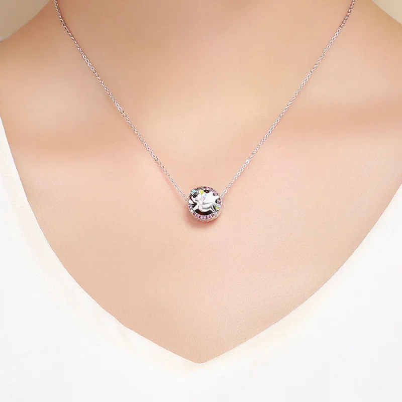 (image for) Pandora Style Unicorn Memory Charm - SCC848 - View 5