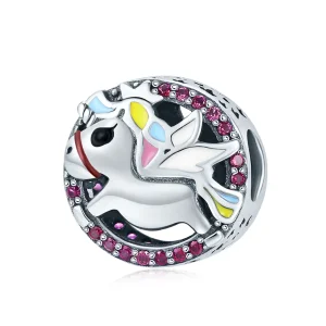 (image for) Pandora Style Unicorn Memory Charm - SCC848